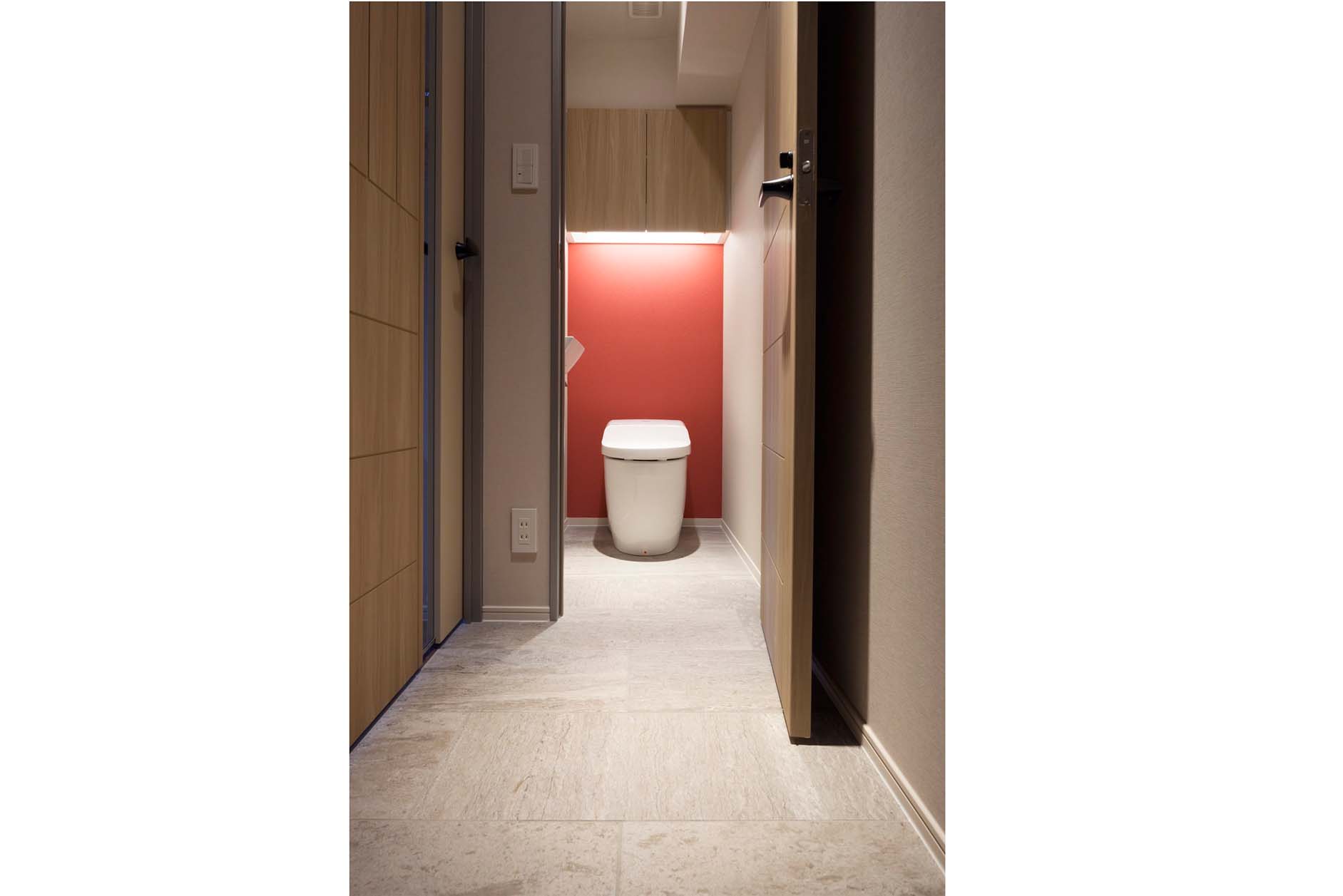 [image]トイレには機能性、デザイン性に優れる珪藻土採用 イメージ