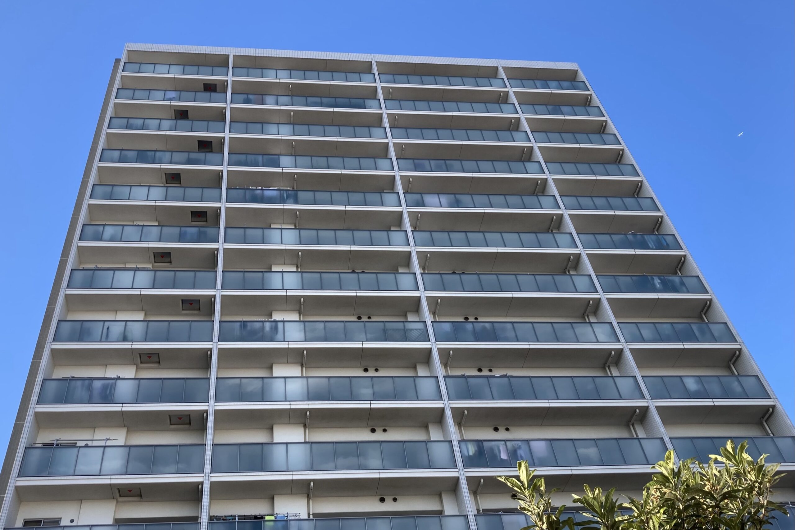 周りに高い建物がなく、存在感のあるファサード